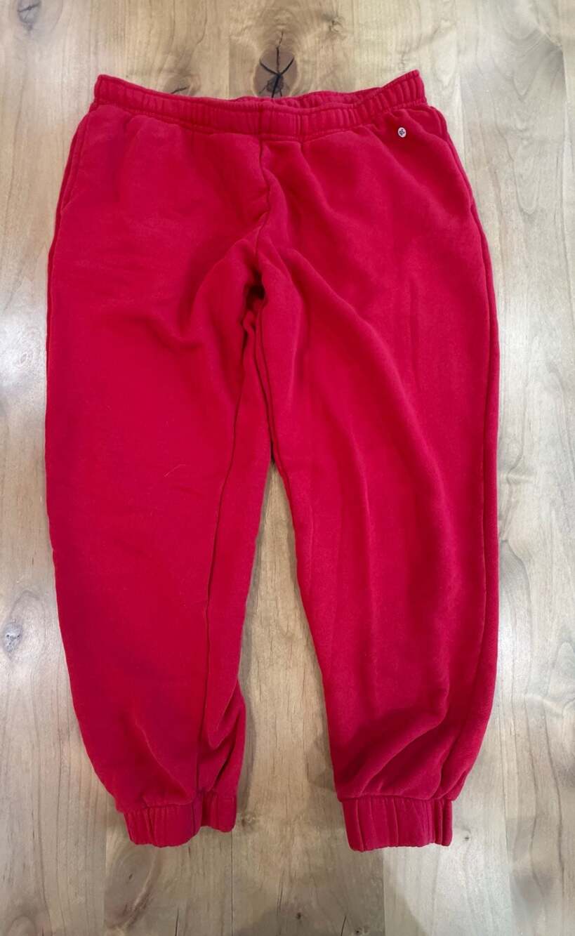 Universal Thread Red Fleece Jogger Sweatpants Size M